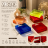 Acrylic Open Corner Tray (Jointless Design)