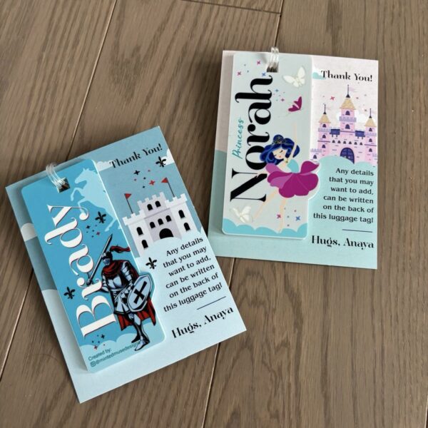 Princess Luggage Tag / Bookmark - Image 7