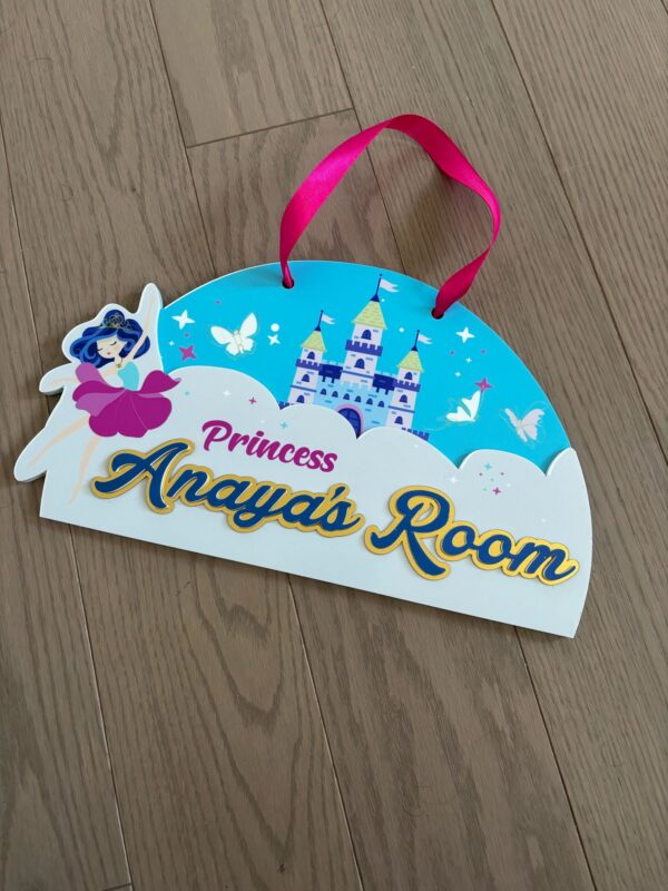 Princess Room Sign / Name Plate - Image 2