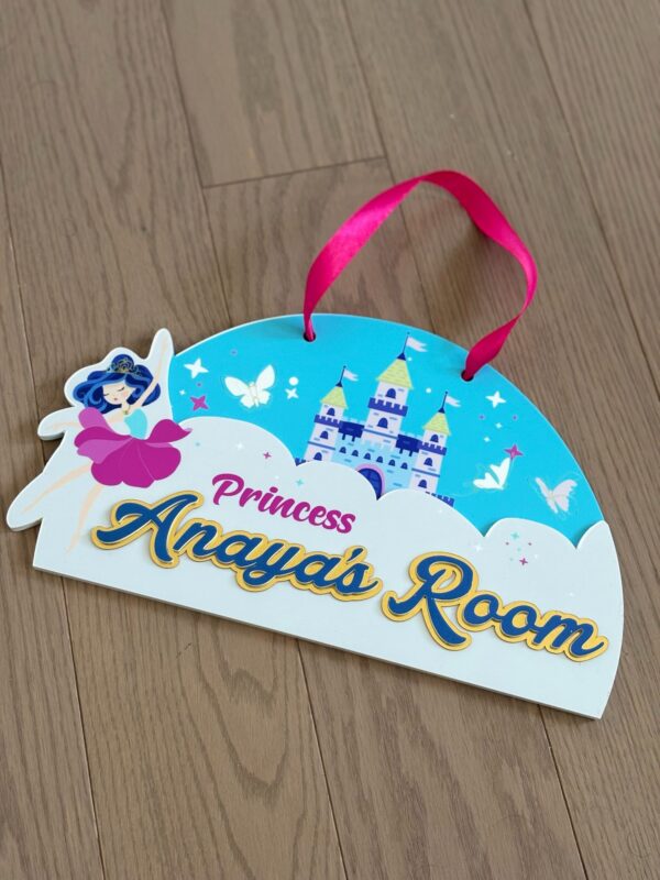 Princess Room Sign / Name Plate - Image 3
