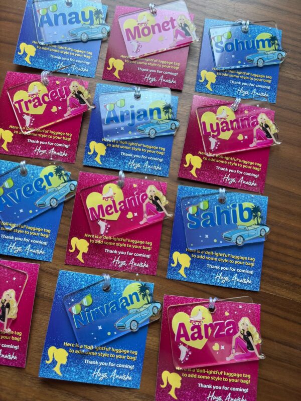 Barbie Luggage Tags