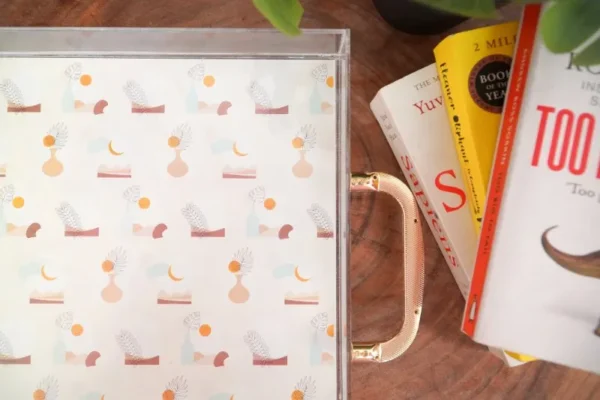 Slide-In Metal Handle Acrylic Tray - Image 3