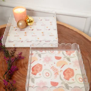 Magnet Changeable Print Scallop Tray