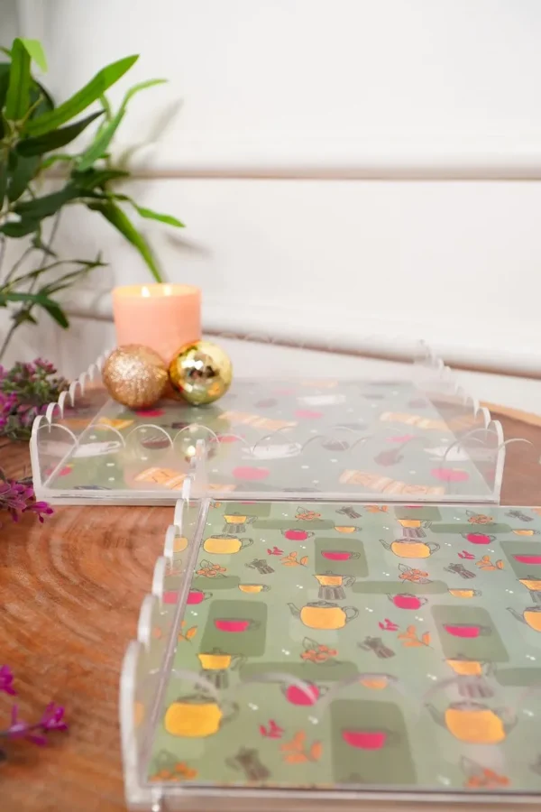 Slide-In Acrylic Scallop Tray - Image 2