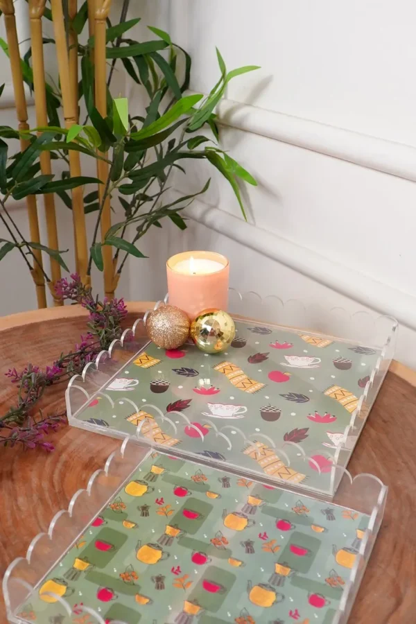 Slide-In Acrylic Scallop Tray - Image 3