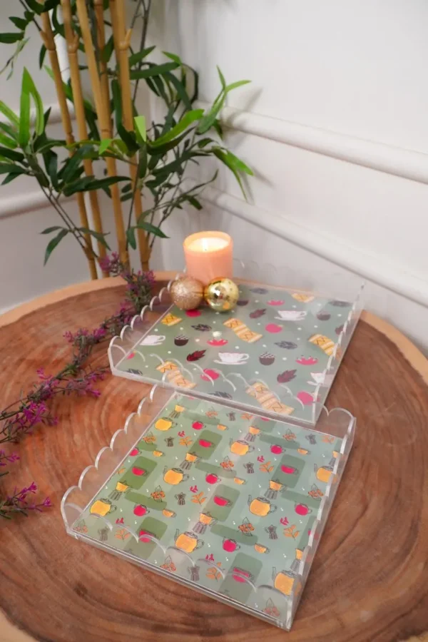 Slide-In Acrylic Scallop Tray - Image 4