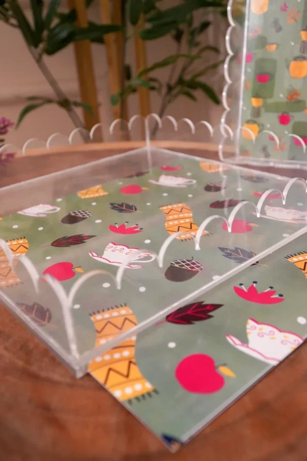 Slide-In Acrylic Scallop Tray - Image 7